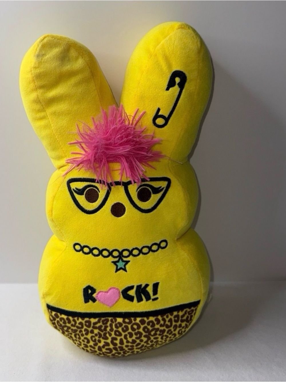 Yellow peeps rock plush